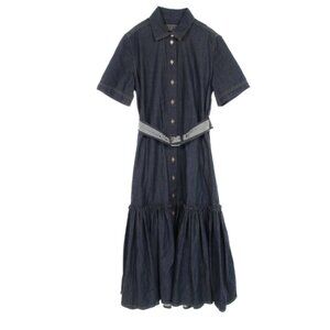 Christian Dior Paris Runway Denim Dress, Size 6